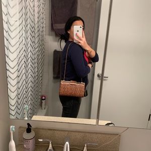 Snakeskin purse